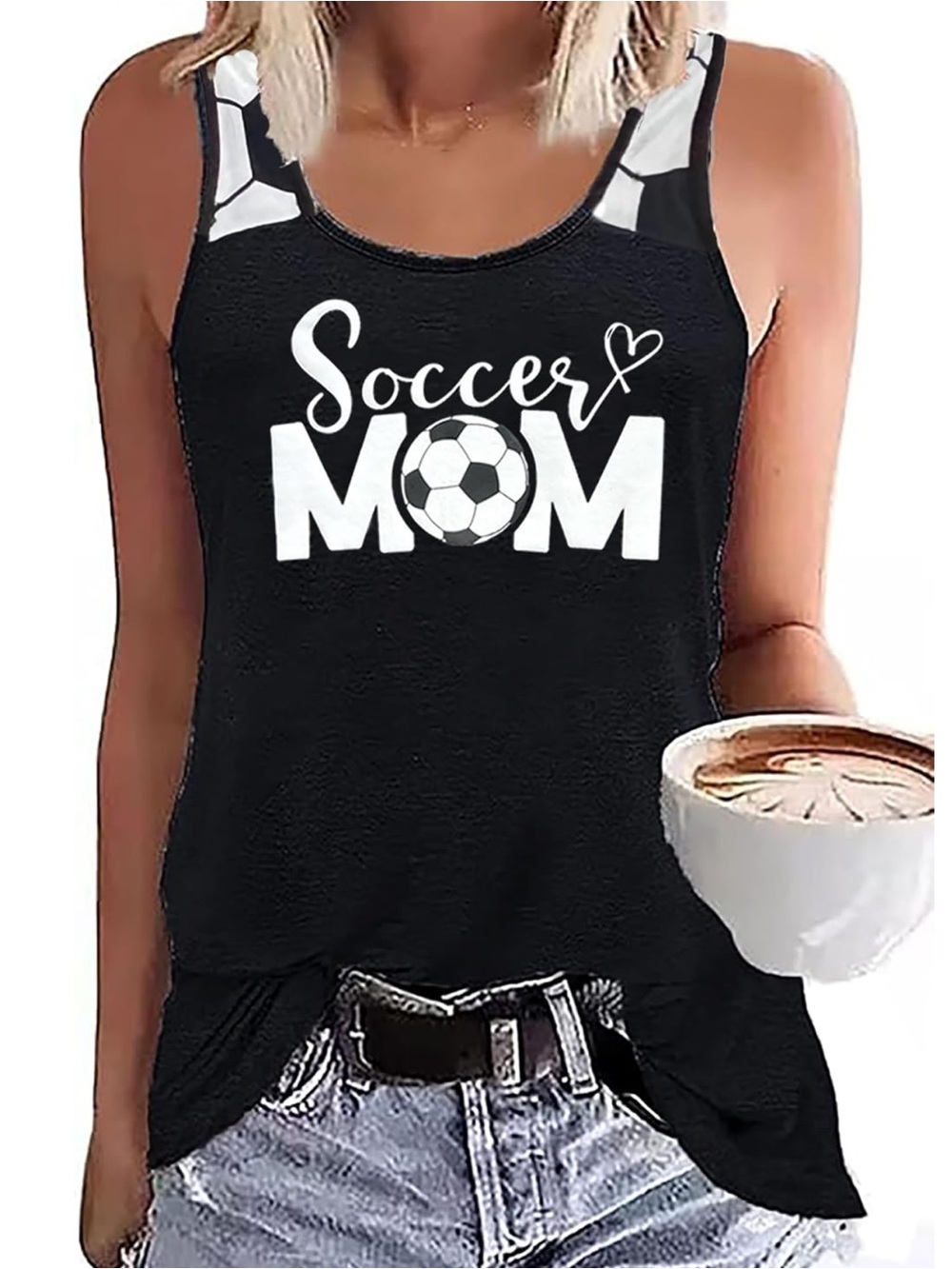 Women's "Soccer Mom" Graphic Tank Top